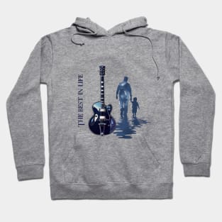 The best in life: guitar and my son Hoodie